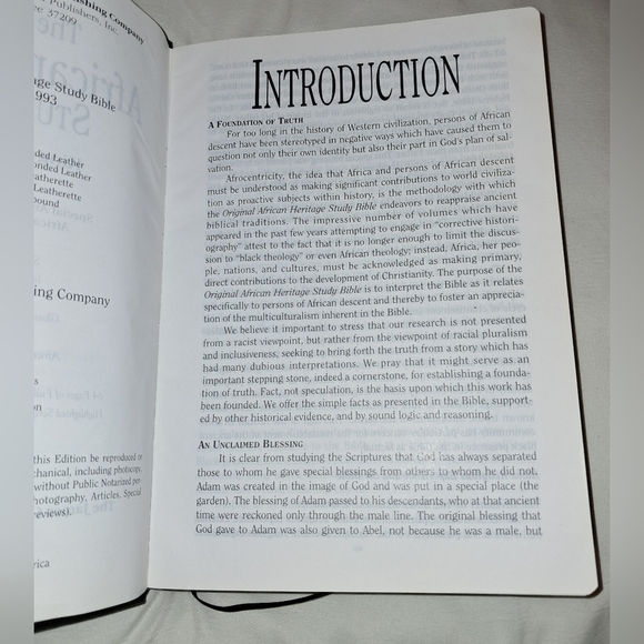 HOLY BIBLE The Original African Heritage Study Bible King James Version - Picture 6 of 16